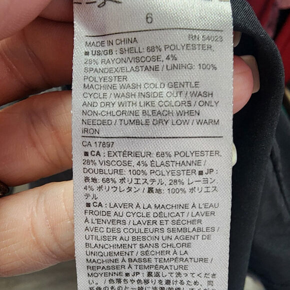 Banana Republic Grey Laser Cut Sheath Dress Size 6 - Picture 8 of 9